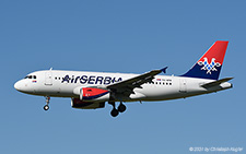 Airbus A319-132 | YU-APM | Air Serbia | Z&UUML;RICH (LSZH/ZRH) 14.06.2021