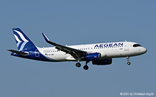 Airbus A320-251n | SX-DNC | Aegean Airlines | Z&UUML;RICH (LSZH/ZRH) 14.08.2021