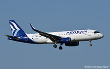 Airbus A320-232 | SX-DNC | Aegean Airlines | Z&UUML;RICH (LSZH/ZRH) 14.08.2021