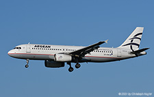 Airbus A320-232 | SX-DVK | Aegean Airlines | Z&UUML;RICH (LSZH/ZRH) 23.08.2021