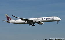 Airbus A350-1041 | A7-ANE | Qatar Airways  |  OneWorld titles | Z&UUML;RICH (LSZH/ZRH) 01.10.2021
