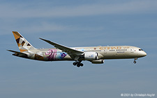 Boeing 787-9 | A6-BLR | Etihad Airways  |  ADNOC - Choose Singapore | Z&UUML;RICH (LSZH/ZRH) 02.10.2021