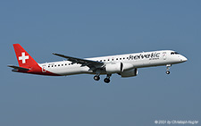 Embraer ERJ-195-E2 | HB-AZK | Helvetic Airways | Z&UUML;RICH (LSZH/ZRH) 16.10.2021
