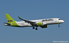 Bombardier CSeries 300 | YL-CSB | Air Baltic | Z&UUML;RICH (LSZH/ZRH) 24.10.2021