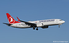 Boeing 737 MAX 8 | TC-LCL | Turkish Airlines | Z&UUML;RICH (LSZH/ZRH) 31.12.2021