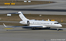 Bombardier BD.700 Global 5000 | G-OMTX | untitled (Voluxis) | Z&UUML;RICH (LSZH/ZRH) 12.02.2022