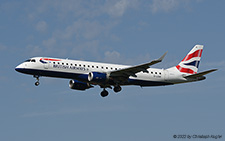 Embraer ERJ-190LR | G-LCAE | BA CityFlyer | Z&UUML;RICH (LSZH/ZRH) 30.06.2022
