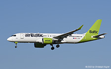 Bombardier CSeries 300 | YL-CSC | Air Baltic | Z&UUML;RICH (LSZH/ZRH) 15.07.2022