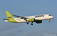 Airbus A220-300 | YL-AAU | Air Baltic  |  Flying for Swiss International Air Lines | Z&UUML;RICH (LSZH/ZRH) 31.10.2022