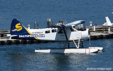 De Havilland Canada DHC-2 Beaver | C-GTBQ | Harbour Air  |  with Saltsprig Air titles | VANCOUVER HARBOUR FLIGHT CENTRE (CYHC/CXH) 08.07.2023