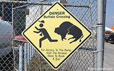 No aircraft | SIGN | Buffalo Airways | YELLOWKNIFE (CYZF/YZF) 03.08.2023
