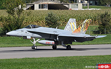 McDonnell Douglas F/A-18C Hornet | J-5011 | Swiss Air Force  |  New tiger scheme | MEIRINGEN (LSMM/---) 25.09.2023