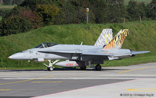 McDonnell Douglas F/A-18C Hornet | J-5011 | Swiss Air Force  |  New tiger scheme | MEIRINGEN (LSMM/---) 25.09.2023