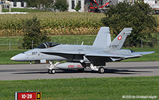 McDonnell Douglas F/A-18C Hornet | J-5007 | Swiss Air Force | MEIRINGEN (LSMM/---) 25.09.2023