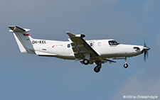 Pilatus PC-12/47E NGX | OH-KEL | untitled (Fly 7 Executive Aviation)  |  Swissdog titles | Z&UUML;RICH (LSZH/ZRH) 10.06.2023
