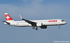 Airbus A321-271nx | HB-JPD | Swiss International Air Lines  |  On delivery from Hamburg to Zurich | Z&UUML;RICH (LSZH/ZRH) 15.09.2023