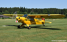 Piper PA-18-150 Super Cub | HB-PLQ | private (Motorfluggruppe Fricktal) | LSZO 24.06.2023