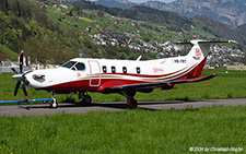 Pilatus PC-12/47E | HB-FRT | Pilatus Flugzeugwerke  |  Destined for S. Kidman, a beef producing company from Australia. Will become VH-SKW. | BUOCHS (LSZC/BXO) 11.04.2024