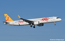 Airbus A321-251nx | TC-RDP | Pegasus Airlines  |  100th cs | Z&UUML;RICH (LSZH/ZRH) 14.01.2024