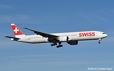 Boeing 777-3DEER | HB-JNC | Swiss Global Airlines  |  in need of a wash | Z&UUML;RICH (LSZH/ZRH) 25.02.2024