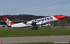 Airbus A340-313X | HB-JMC | Edelweiss Air | Z&UUML;RICH (LSZH/ZRH) 22.03.2024