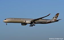 Airbus A350-1041 | A6-XWF | Etihad Airways  |  Arriving at sunrise | Z&UUML;RICH (LSZH/ZRH) 11.04.2024