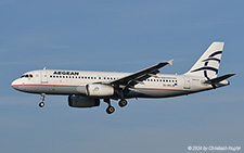 Airbus A320-232 | SX-DVL | Aegean Airlines | Z&UUML;RICH (LSZH/ZRH) 12.04.2024