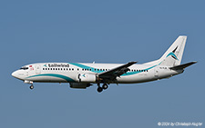 Boeing 737-4Q8 | TC-TLB | Tailwind Airlines  |  15th anniversary sticker | Z&UUML;RICH (LSZH/ZRH) 25.07.2024