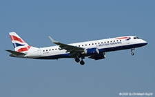 Embraer ERJ-190LR | G-LCAC | BA CityFlyer | Z&UUML;RICH (LSZH/ZRH) 19.09.2024