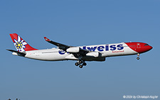 Airbus A340-313X | HB-JMC | Edelweiss Air | Z&UUML;RICH (LSZH/ZRH) 21.09.2024