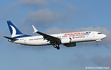 Boeing 737 MAX 8 | 9H-GEM | AJet  |  Still in AnadoluJet colours | Z&UUML;RICH (LSZH/ZRH) 15.11.2024