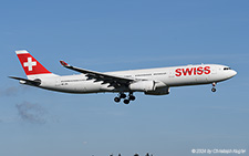 Airbus A330-343E | HB-JHL | Swiss International Air Lines  |  This Airbus A330 of Swiss International is see operating flight SWR19 from Newark | Z&UUML;RICH (LSZH/ZRH) 15.11.2024