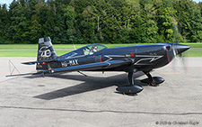 Extra 300 SC | HB-MAX | untitled  |  All versions fof the Extra 300 aircraft family are written in the tail of this plane. | LANGENTHAL BLEIENBACH (LSPL/---) 07.09.2025