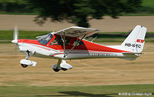 LightWing AC4 | HB-WEC | private  |  This Lightwing AC4 is just airborne at Hagenbuch. | HAGENBUCH (LSXX/---) 15.08.2025