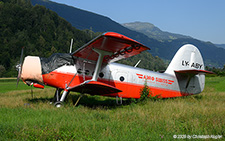 Antonov An 2 | LY-ABY | untitled (Aero Swiss)  |  This Antonov An-2 is sitting in the high grass at Bad Ragaz. | BAD RAGAZ (LSZE/---) 07.08.2025