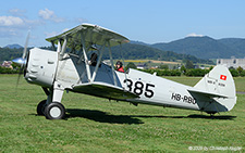 Boeing N2S-5 Stearman | HB-RBG | private  |  This Boeing Stearman was built in 1943. It is registered in Switzerland since 1989 and is based at St. Gallen-Altenrhein. | BIRRFELD (LSZF/---) 28.06.2025