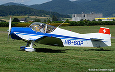 Uetz Jodel D.117 | HB-SOP | private  |  This Jodel D.117 was built in 1958. | BIRRFELD (LSZF/---) 28.06.2025