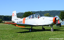 Pilatus P-3-05 | HB-RCO | untitled (Fliegermuseum Altenrhein)  |  This Pilatus P-3 collided on 05APR2023 with a glider whilst taxing at Altenrhein. The damaged aircraft has been repaired since and is now back in the air. | BIRRFELD (LSZF/---) 28.06.2025