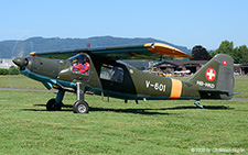 Dornier 27-H2 | HB-HKD | untitled (Fliegermuseum Altenrhein)  |  This Dornier Do 27 is former V-601 and now flies with the Fliegermuseum Altenrhein. | BIRRFELD (LSZF/---) 28.06.2025