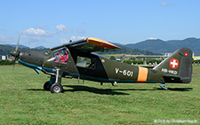 Dornier 27-H2 | HB-HKD | untitled (Fliegermuseum Altenrhein)  |  This Dornier Do 27 is former V-601 and now flies with the Fliegermuseum Altenrhein. | BIRRFELD (LSZF/---) 28.06.2025