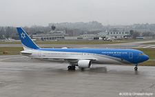 Boeing 767-338ER | 4X-ISR | Israeli Air Force  |  The new flagship of the State of Israel is leaving Zurich | Z&UUML;RICH (LSZH/ZRH) 22.01.2025