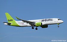 Airbus A220-300 | YL-AAW | Air Baltic  |  This aircraft is replacing YL-AAV which had a several gear malfunction a few hours earlier | Z&UUML;RICH (LSZH/ZRH) 20.03.2025