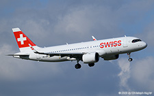 Airbus A320-271n | HB-JDH | Swiss International Air Lines  |  Windsheer on final | Z&UUML;RICH (LSZH/ZRH) 01.04.2025