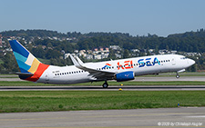 Boeing 737-8EH | SU-RSD | Red Sea Airlines  |  Red Sea Air has a weekly flight from Hurghada to Zurich using their Boeing 737-800 aircraft. The aircraft tend to use a fair bit of the runway available, as they take-off without the help of flaps. | Z&UUML;RICH (LSZH/ZRH) 20.09.2025