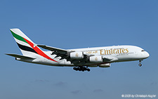 Airbus A380-861 | A6-EEC | Emirates Airline  |  The arrival of the Airbus A380 of Emirates Airlines is still attracting viewers, even after so many years. | Z&UUML;RICH (LSZH/ZRH) 02.10.2025