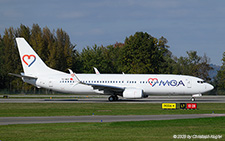Boeing 737-85F | TC-MGP | Mavi Gök Aviation  |  This Boeing 737-800 of Mavi Gök Aviation is seen accellerating on runway 10 in Zurich. | Z&UUML;RICH (LSZH/ZRH) 18.10.2025