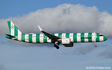 Airbus A321-271nx | D-ANMZ | Condor  |  Condor started to used Airbus A321neo aircraft on their Frankfurt to Zurich shuttle. Of the 6 Airbus A321neo currently in the fleet, 4 are painted in the green island livery.  | Z&UUML;RICH (LSZH/ZRH) 03.11.2025