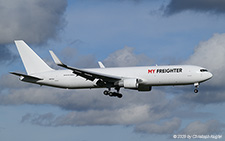 Boeing 767-330ERBDSF | UK67021 | My Freighter  |  This Boeing 767 is former D-ABOH of Condor. It was converted to a freighter at Tel Aviv and delivered to the current operator on 30MAY2025. | Z&UUML;RICH (LSZH/ZRH) 03.11.2025