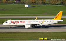 Airbus A321-251nx | TC-RBO | Pegasus Airlines  |  This Airbus A321neo of Pegasus Airlines is departing with a delay of 25 minutes from Zurich, despite its arrival being only 9 minutes late | Z&UUML;RICH (LSZH/ZRH) 04.11.2025
