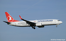 Boeing 737-8F2 | TC-JVN | Turkish Airlines  |  Turkish Airlines is operating a variety of aircraft types  on their flights from Istanbul to Zurich, amongst them the Boeing 737-800 seen here.  | Z&UUML;RICH (LSZH/ZRH) 11.11.2025